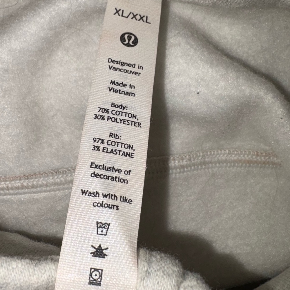 Lululemon Women’s Oversized Scuba Half Zip XL/XXL - Picture 5 of 6